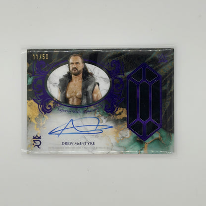 Drew Mcintyre WWE Royalty Patch Auto 11/50