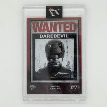 Daredevil WANTED Topps Now Alternative Card Intert Release