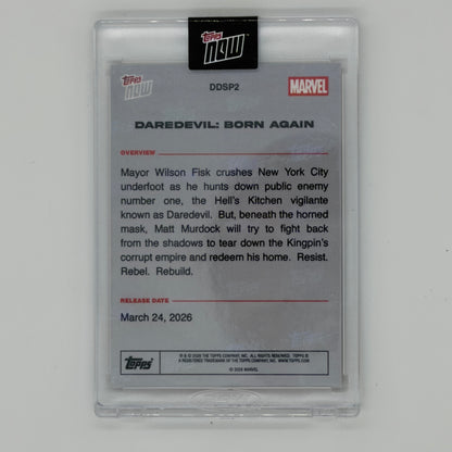 Daredevil WANTED Topps Now Alternative Card Intert Release