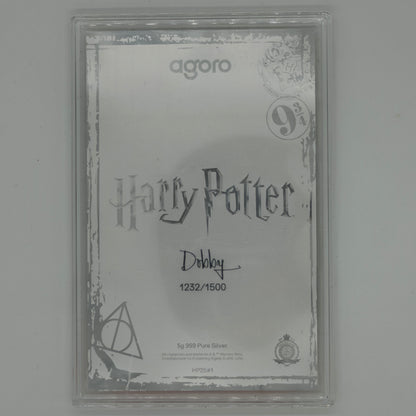 Dobby Harry Potter Agoro 5g 999 Pure Silver 1232/1500