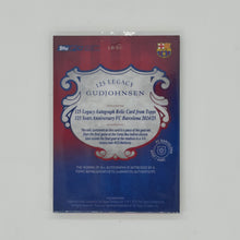 Eidur Gudjohnsen FC Barcelona Relic Auto /50