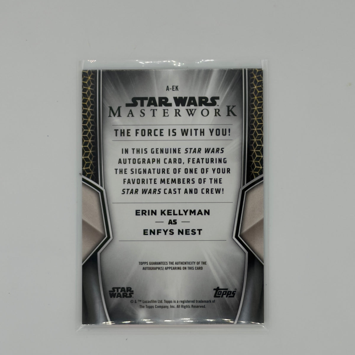 Erin Kellyman as Enfys Nest Star Wars 2026 Masterwork Auto /99