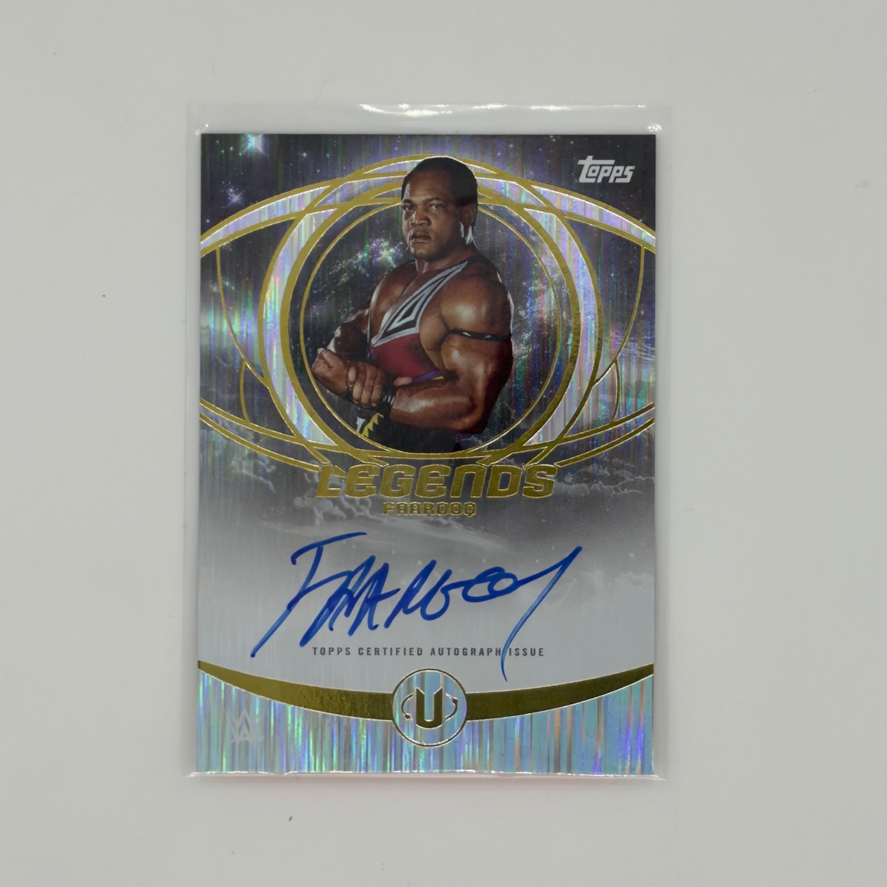 Faarooq Legends Universe Topps 2025 WWE Auto