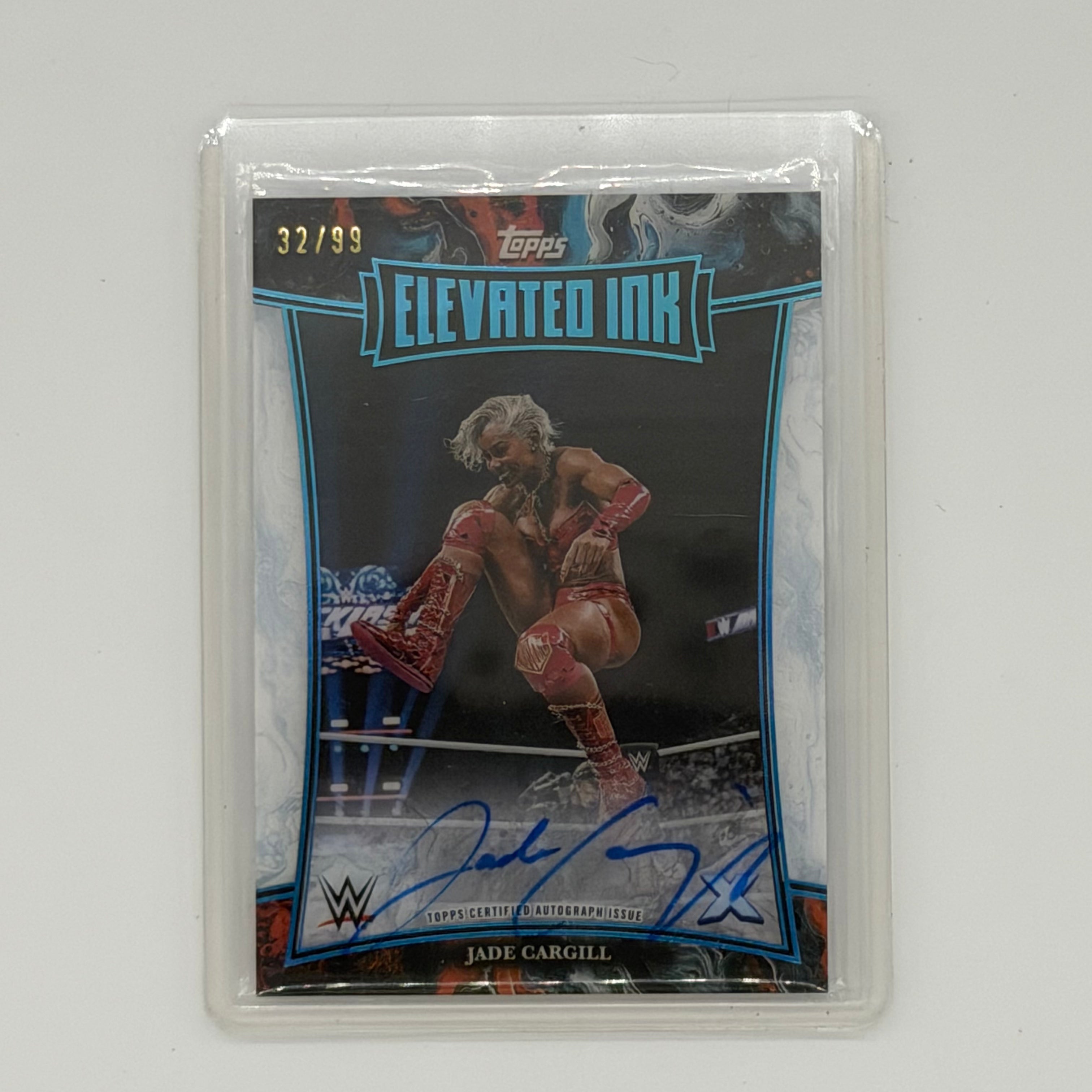 Jade Cargill Wrestling WWE Topps 2025 Elevated Ink Auto /99