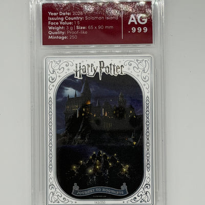 Journey to Hogwarts Harry Potter PCCards 2026 3g Pure Silver Coin /250