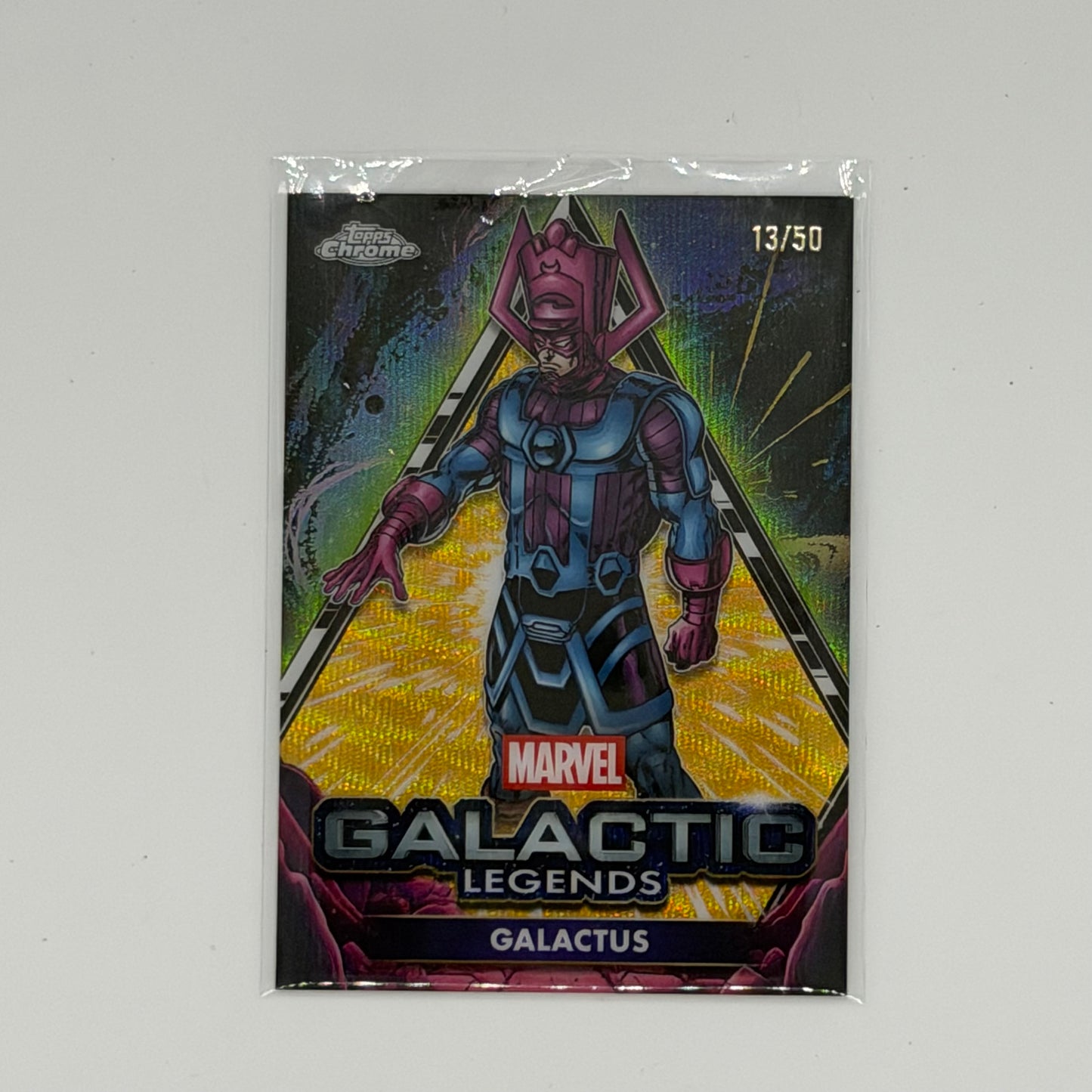 Galactus Marvel Topps 2025 Chrome Galactic Legends /50