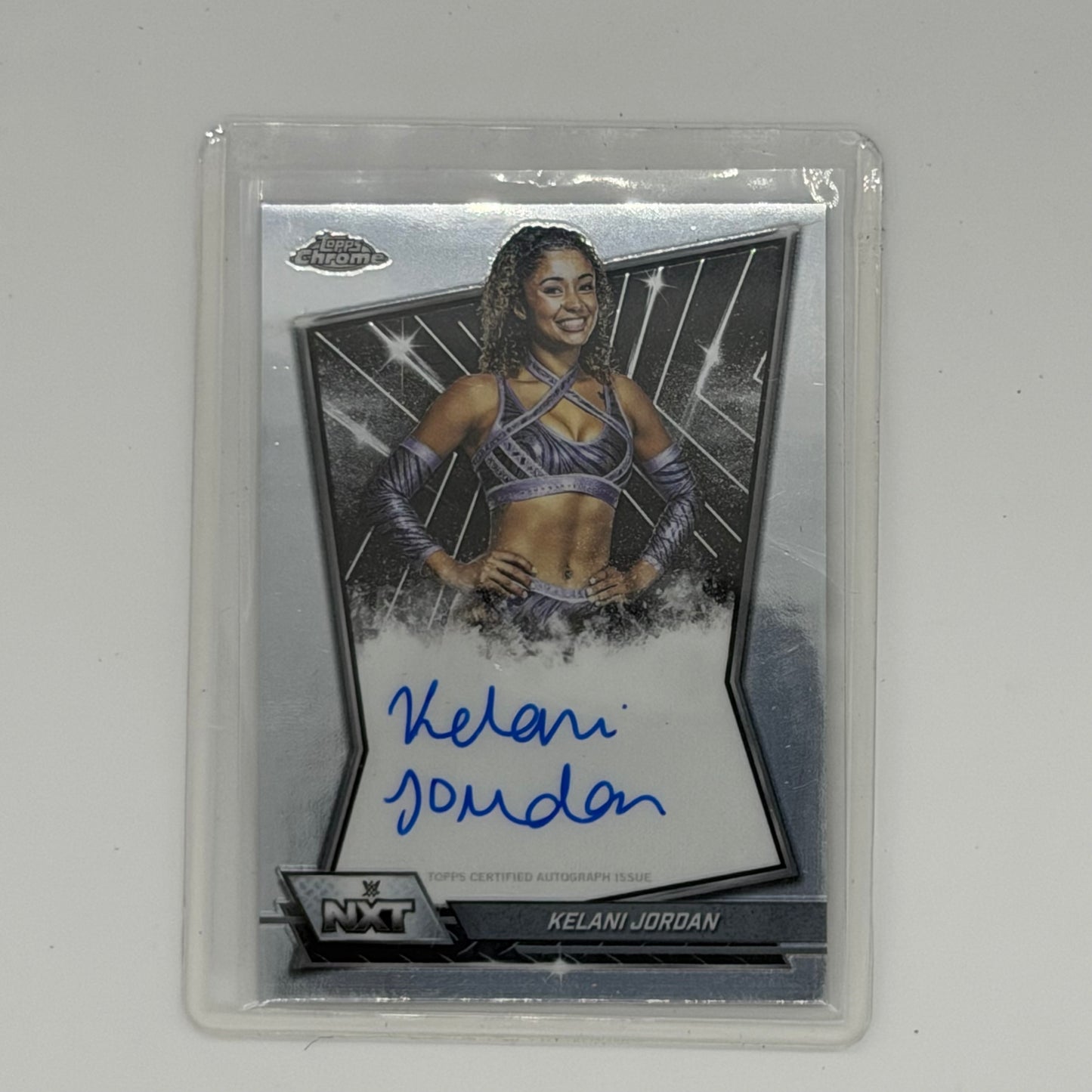 Kelani Jordan NXT Wrestling Topps 2026 Chrome WWE NXT Auto