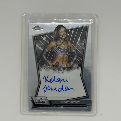 Kelani Jordan NXT Wrestling Topps 2026 Chrome WWE NXT Auto