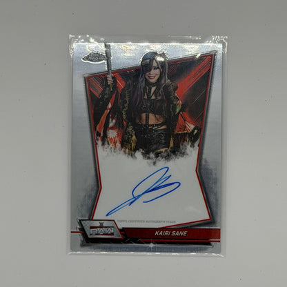 Kairi Sane Raw Wrestling Topps 2026 Chrome WWE Raw Auto