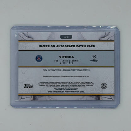 Vitinha Paris Saint-Germain UEFA Soccer Topps 2026 Inception Auto
