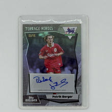 Patrik Berger Liverpool EPL Soccer Topps 2025 Decades Terrace Heroes Auto /10