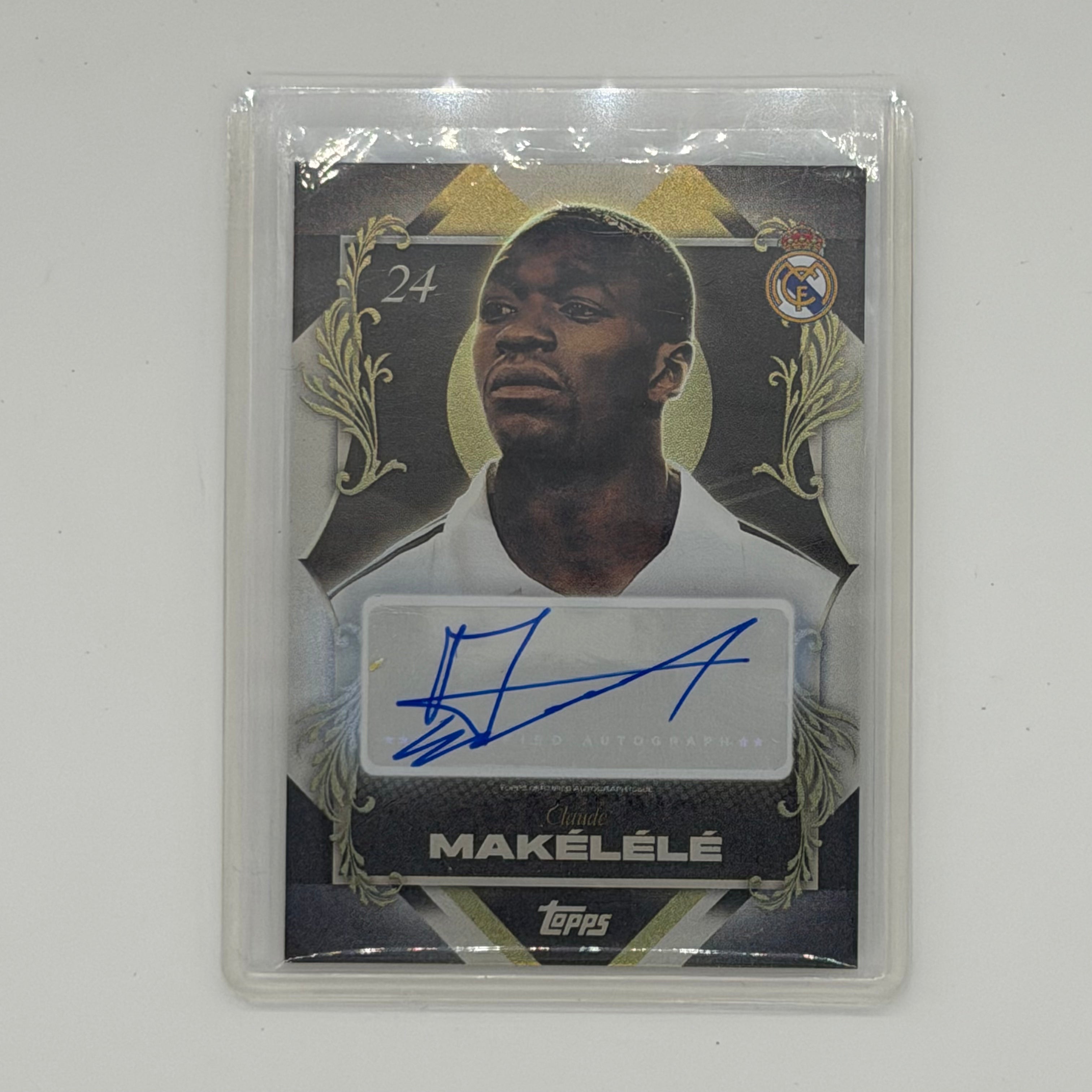 Claude Makelele Real Madrid Soccer Topps 2025 Blancos Auto