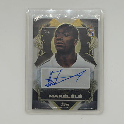 Claude Makelele Real Madrid Soccer Topps 2025 Blancos Auto
