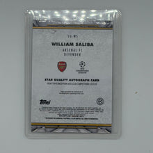 William Saliba Arsenal FC UEFA Soccer Topps 2026 Inception Star Quality Auto /75