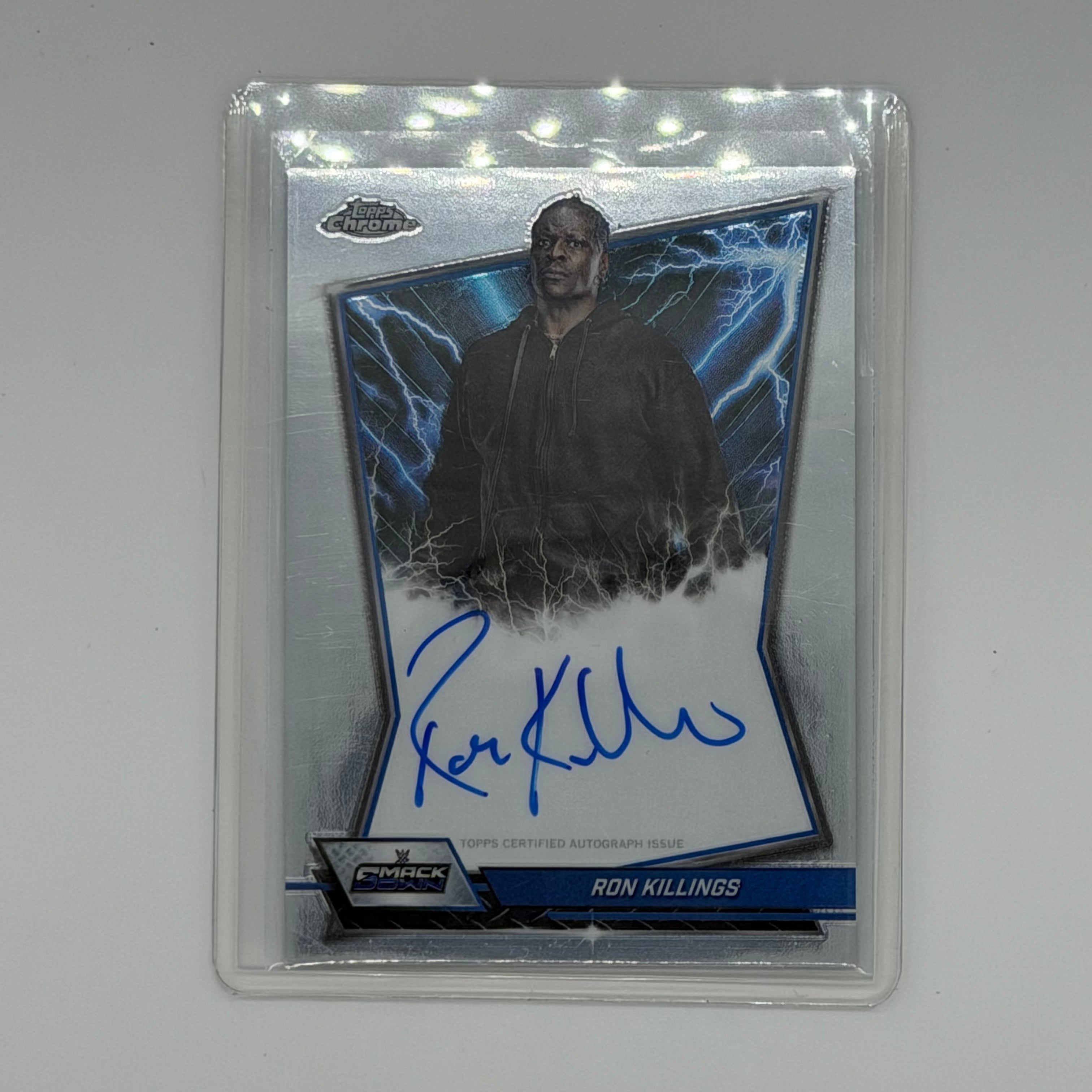 Ron Killings Smackdown Wrestling Topps 2026 Chrome WWE Auto