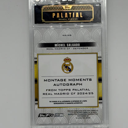 Michel Salgado Real Madrid Soccer Topps 2024-25 Palatial Auto /15