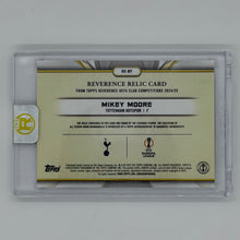 Mikey Moore Tottenham Hotspur UEFA Soccer Topps 2024 Reverence Relic /99