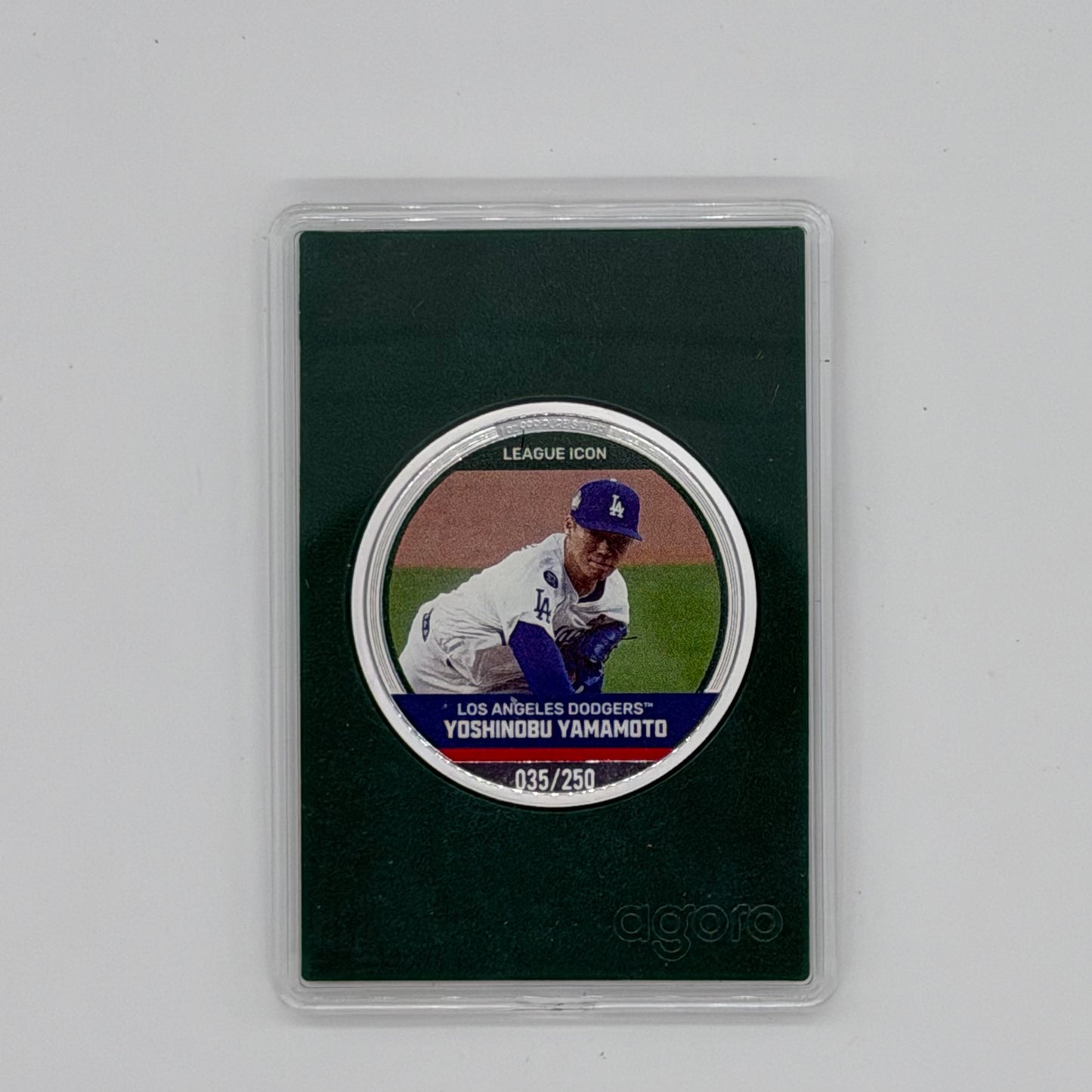 Yoshinobu Yamamoto LA Dodgers MLB Baseball Leaf 2023 League Icon /250
