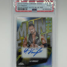 LA Knight Wrestling WWE Topps 2025 Chrome WWE Auto /150 PSA 9