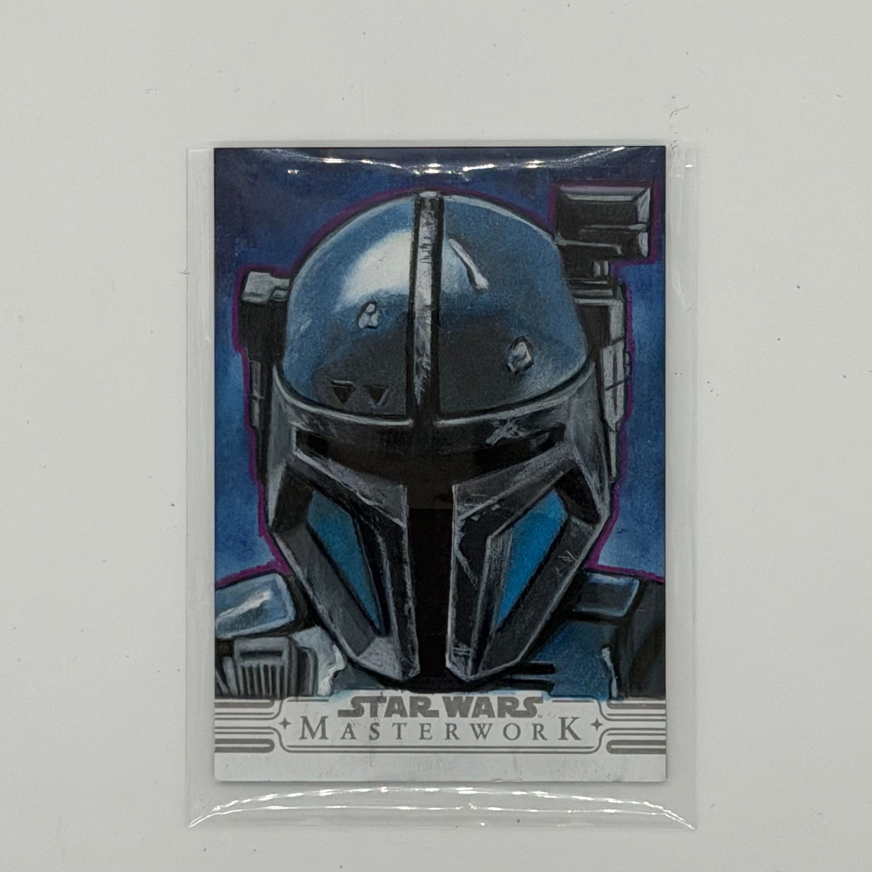 Paz Vizsla by Kazar Topps 2026 Star Wars Masterwork Sketch Auto 1/1