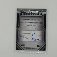 Paz Vizsla by Kazar Topps 2026 Star Wars Masterwork Sketch Auto 1/1