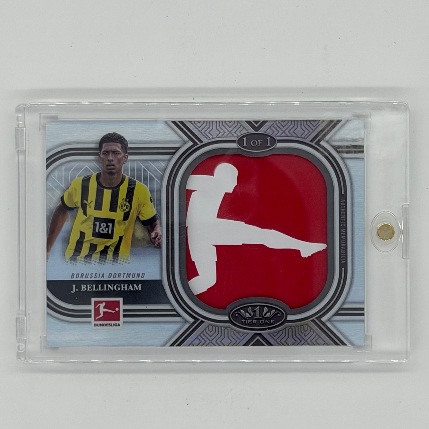 Jude Bellingham Borussia Dortmund Bundesliga Soccer Topps 2022-23 Tier One 1/1