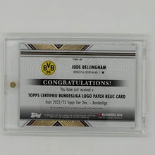 Jude Bellingham Borussia Dortmund Bundesliga Soccer Topps 2022-23 Tier One 1/1