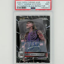 Dominik "Dirty" Mysterio Wrestling Topps 2025 Chrome Auto /10 PSA 9