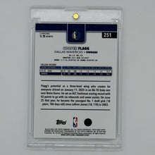 Cooper Flagg Dallas Mavericks NBA Basketball Topps 2025 Chrome Refractor #251