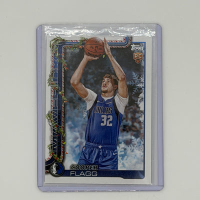 Cooper Flagg Dallas Mavericks NBA Basketball Topps 2025 Holiday
