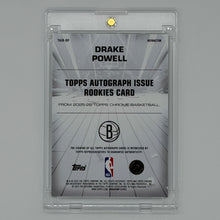 Drake Powell Brooklyn Nets NBA Basketball Topps 2025 Chrome Auto