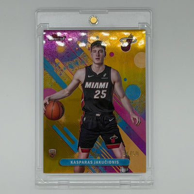 Kasparas Jakuonis Miami Heat NBA Basketball Topps 2026 Finest /50