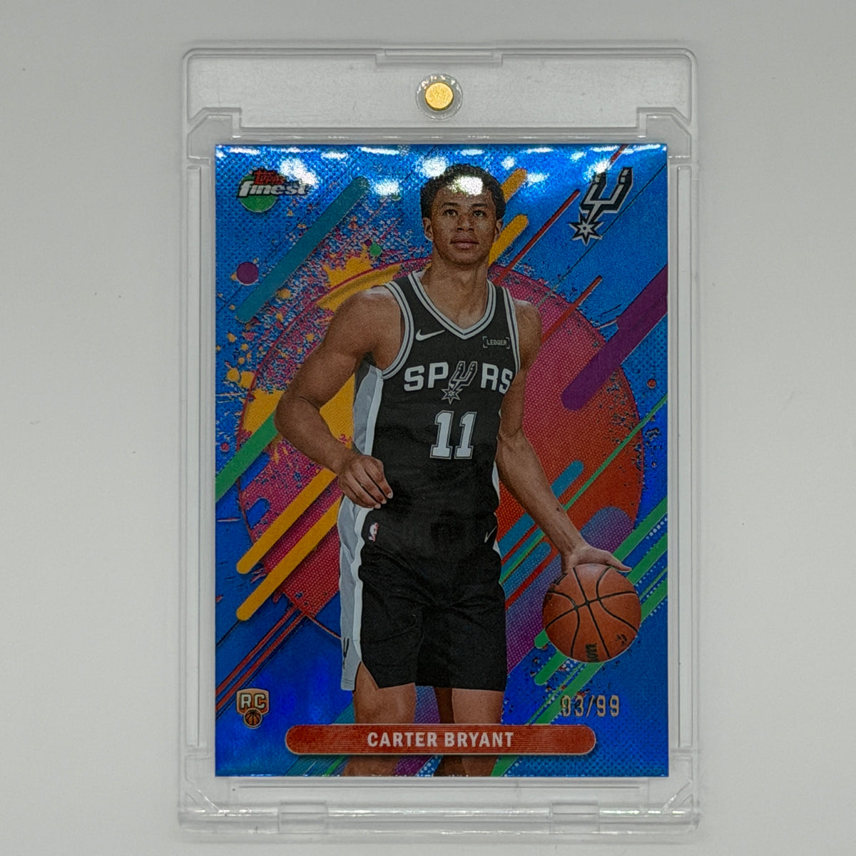 Carter Bryant San Antonio Spurs NBA Basketball Topps 2026 Finest /99