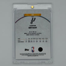 Carter Bryant San Antonio Spurs NBA Basketball Topps 2026 Finest /99