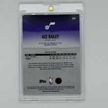 Ace Bailey Utah Jazz NBA Basketball Topps 2026 Ice