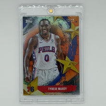 Tyrese Maxey Philadelphia 76ers NBA Basketball Topps 2025 Stars of NBA /25