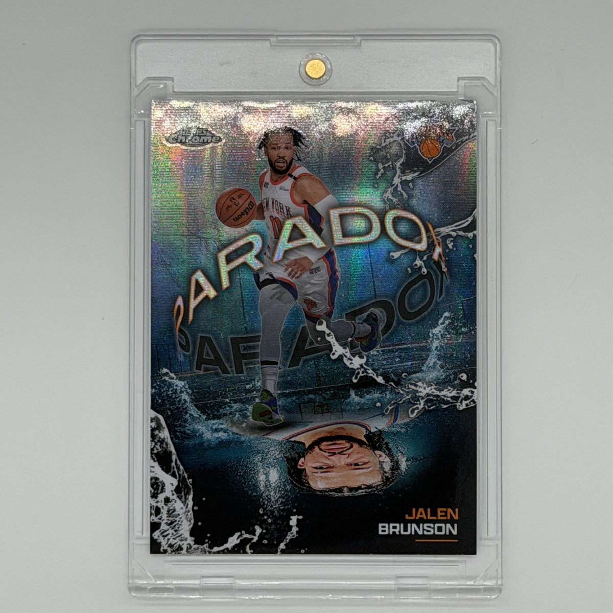 Jalen Brunson NY Knicks NBA Basketball Topps 2025 Chrome Paradox