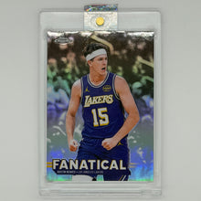 Austin Reaves LA Lakers NBA Basketball Topps 2025 Chrome Fanatical