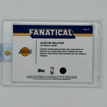Austin Reaves LA Lakers NBA Basketball Topps 2025 Chrome Fanatical