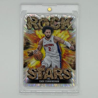Cade Cunningham Detroit Pistons NBA Basketball Topps 2025 Chrome Rock Stars