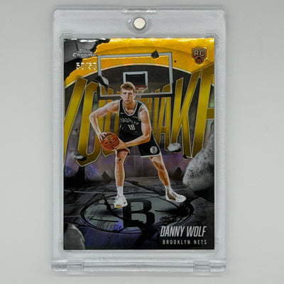 Danny Wolf Brooklyn Nets NBA Basketball Topps 2025 Chrome RC /50