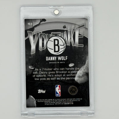 Danny Wolf Brooklyn Nets NBA Basketball Topps 2025 Chrome RC /50