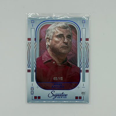 Bobby Knight Coach Basketball Panini 2025 Signature Series /49
