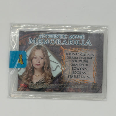 Eowyn Lord of the Rings Trilogy Topps 2003 Memorabilia