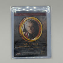 Ian Holm as Bilbo Lord of the Rings Topps 2004 Chrome Auto