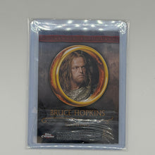 Bruce Hopkins as Gamling Lord of the Rings Trilogy Topps 2007 Chrome Auto