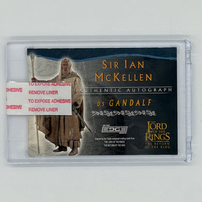 Custom Card Ian McKellen Gandalf Return of the King Lord of the Rings 2003 Auto