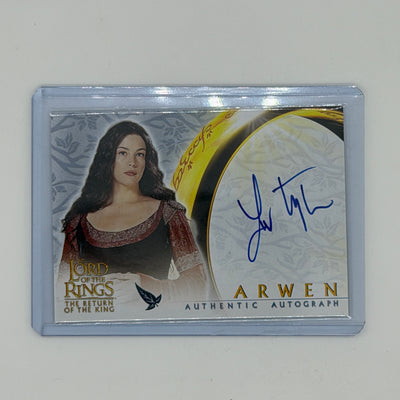 Liv Tyler as Arwen Return of the King Lord of the Rings Topps 2003 Auto