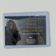 Sala Baker as Morannon Orc Return of the King Lord of the Rings Topps 2003 Auto