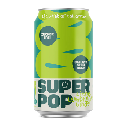 SUPER POP Test Bundle - Vegan - 4x330ml zzgl. 4x Pfand 0,25 €